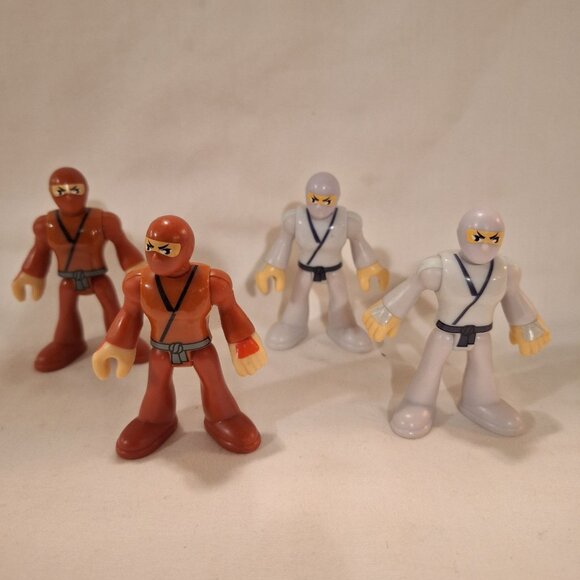 Imaginext Ninja Samurai Warrior 16 Figure Lot 11 Weapons Accessories - Picture 12 of 16